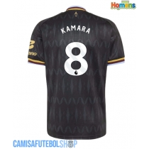 Camisa de time de futebol Aston Villa Boubacar Kamara #8 Replicas 2º Equipamento 2026-27 Manga Curta